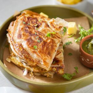 Mix non veg mughlai paratha